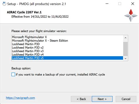 Cant install new airac in pmdg777 .